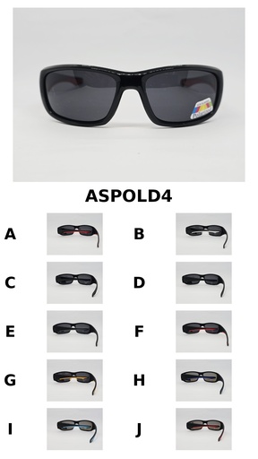 [9014] Anteojos De Sol Polarizados Uv400 PASTA POLD4